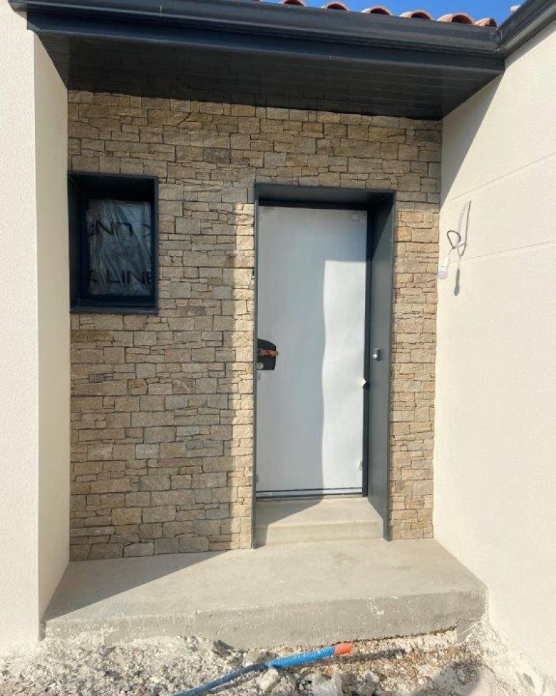 Réalisation par Eric Guillet, ravalement de façade et enduit à Aizenay